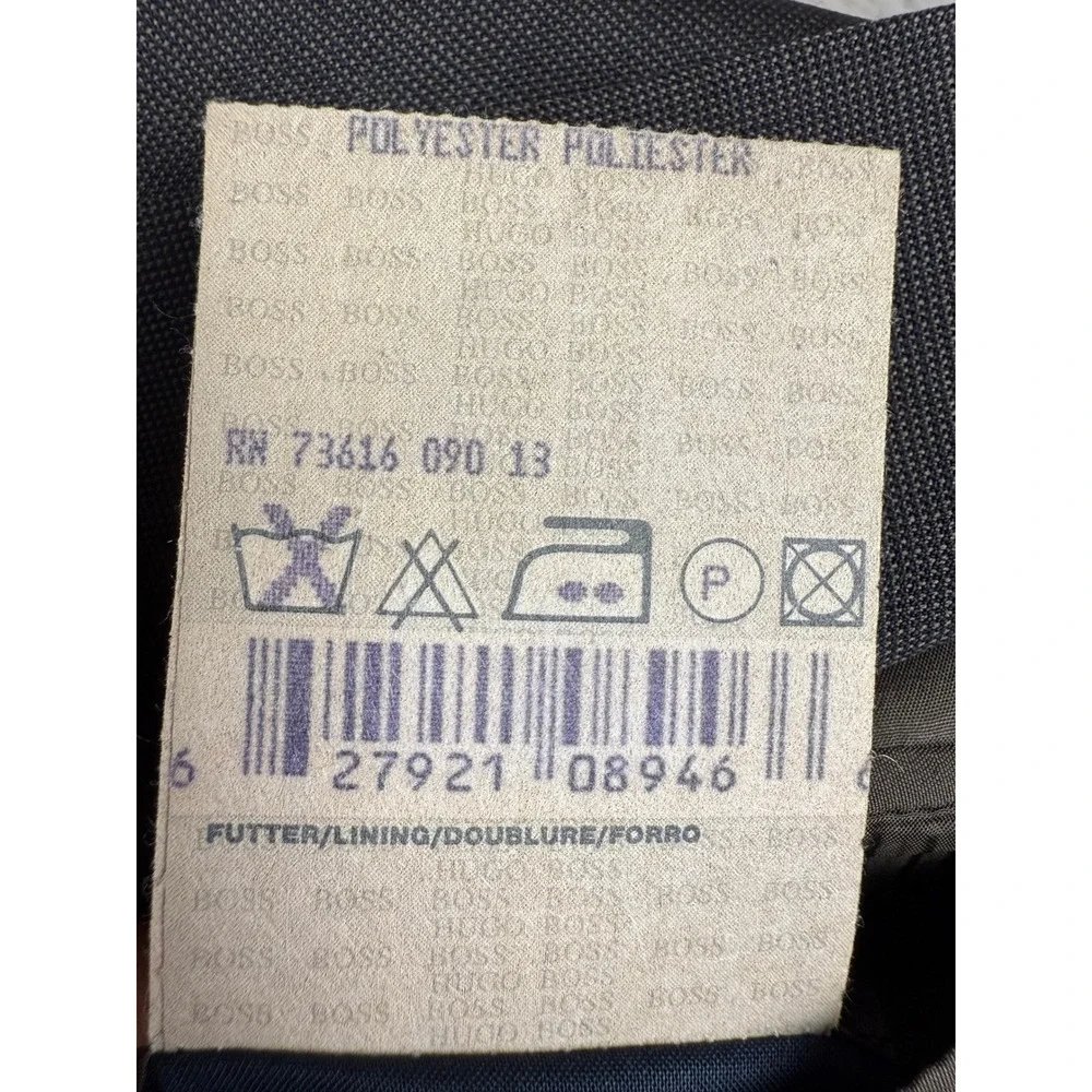Hugo Boss Virgin Wool Blazer Sport Coat Business Casual Gray 46R (see‎ all pics)